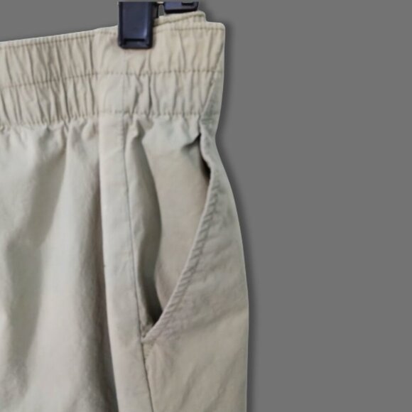 Celebrity Pink Juniors Parachute Maxi Skirt Bungee Hem Back Slit Olive Green XXL - Picture 3 of 12